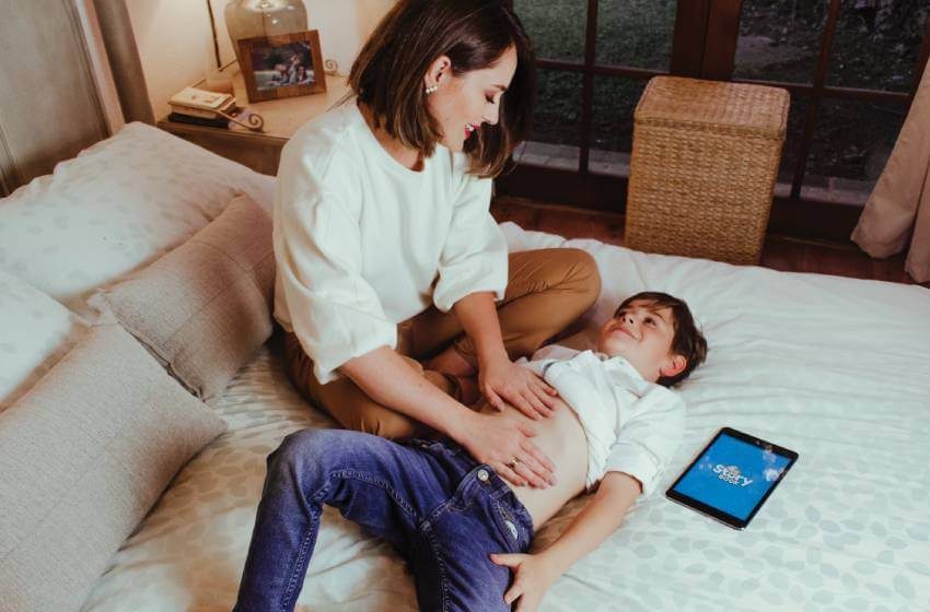  App gratuita de masajes infantiles conecta a padres e hijos